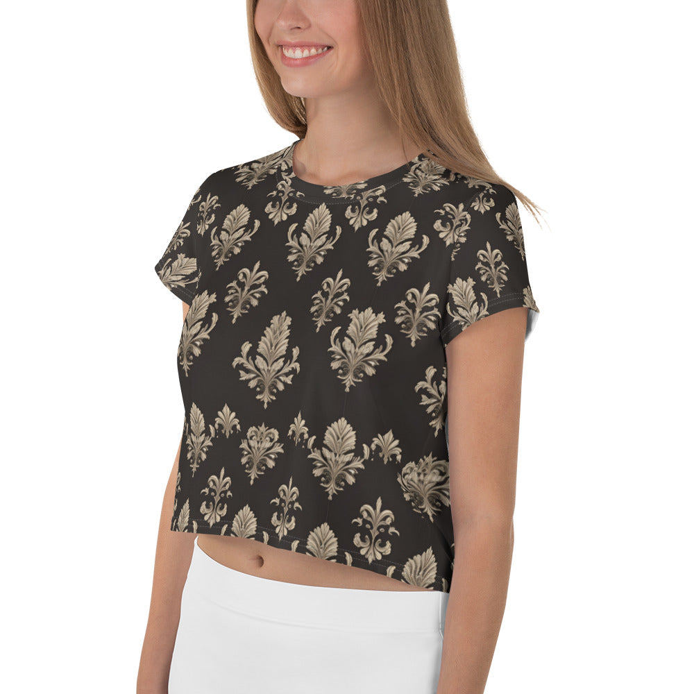 All-Over Print Crop Tee