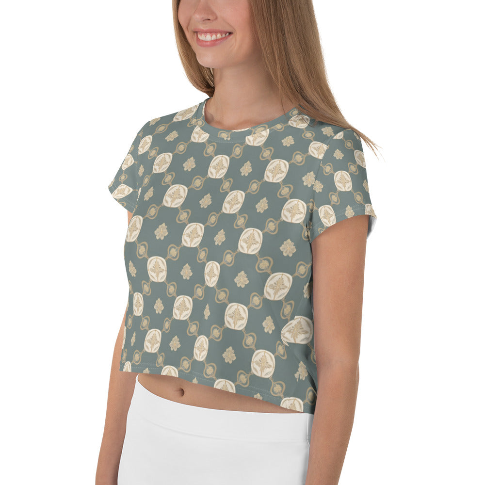 All-Over Print Crop Tee