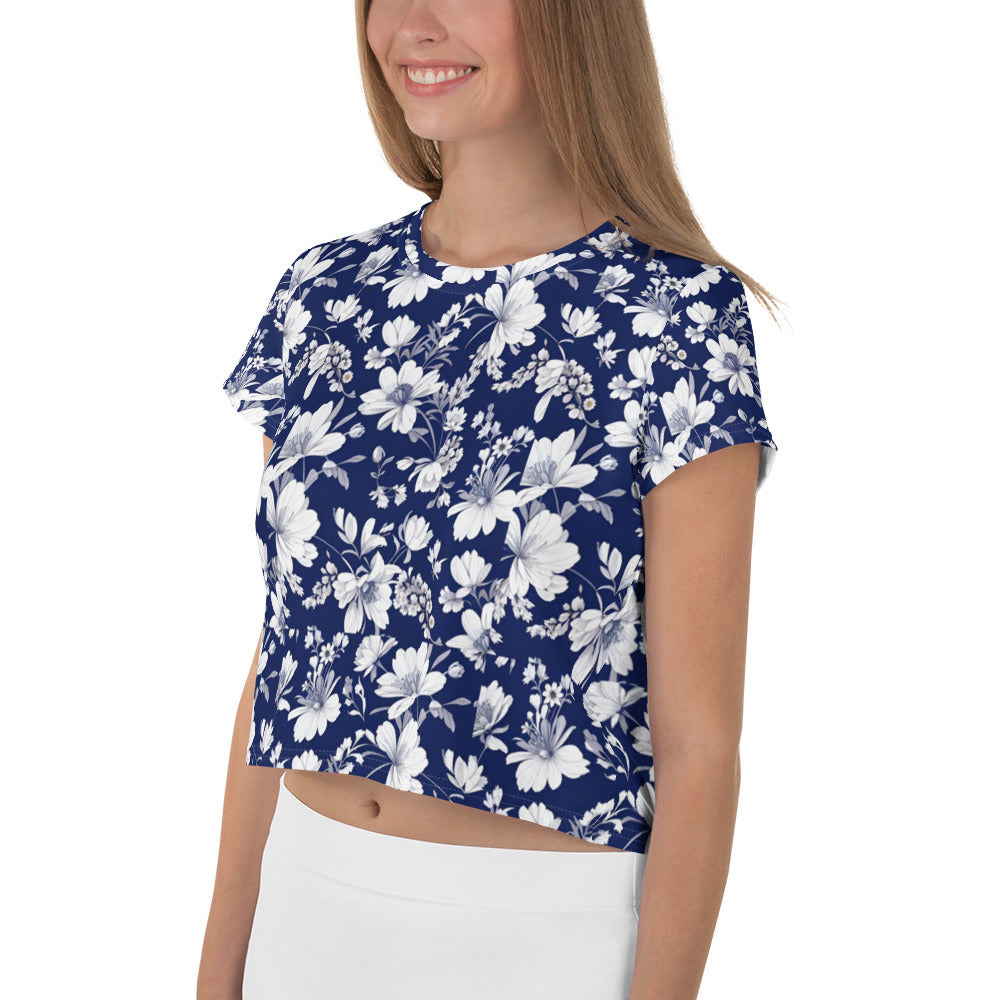 All-Over Print Crop Tee