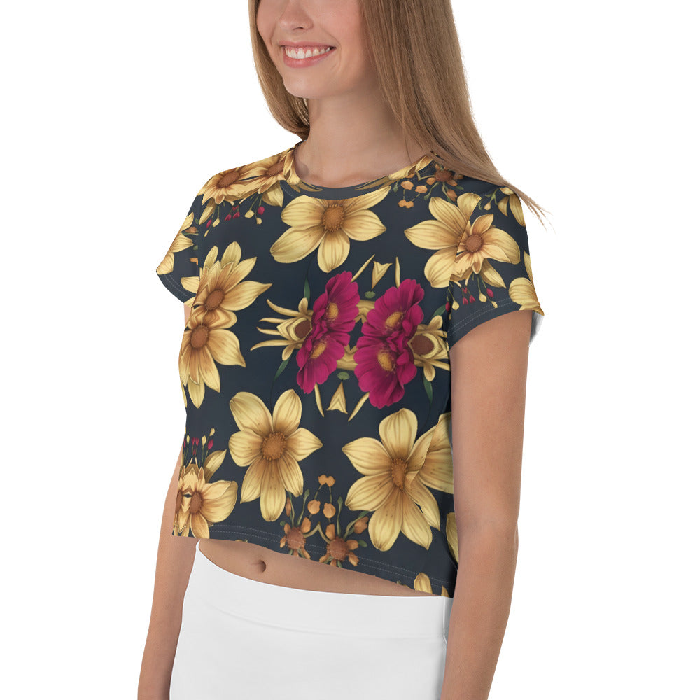 All-Over Print Crop Tee