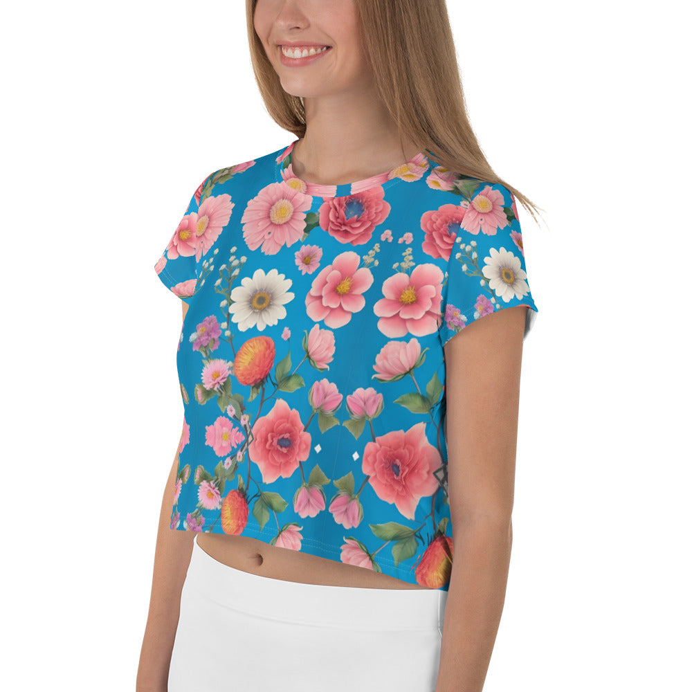 All-Over Print Crop Tee