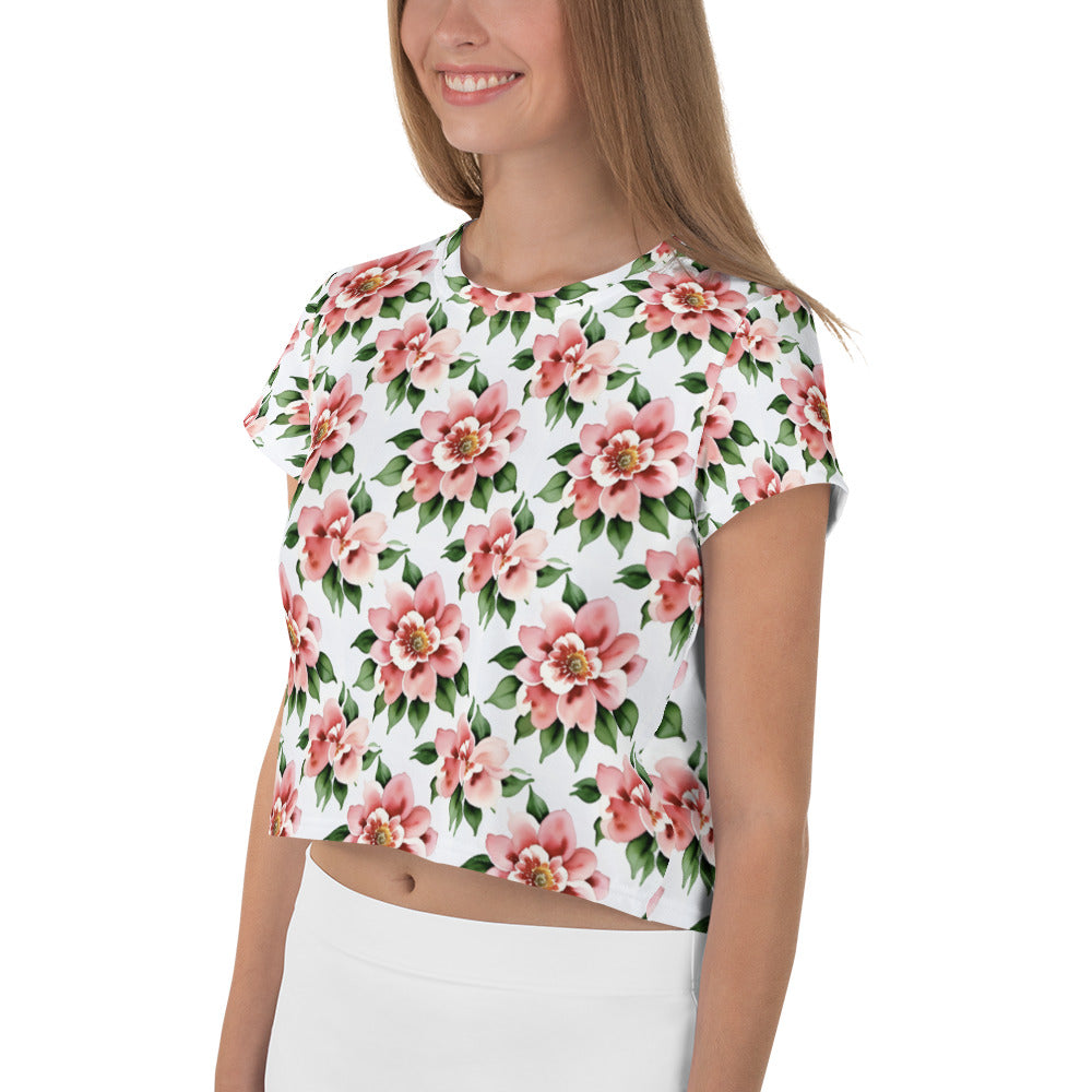 All-Over Print Crop Tee