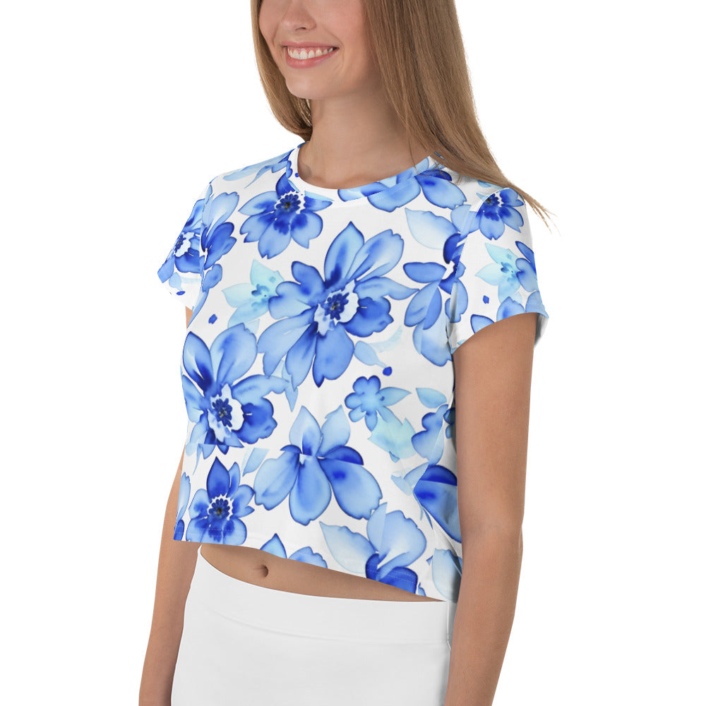 All-Over Print Crop Tee