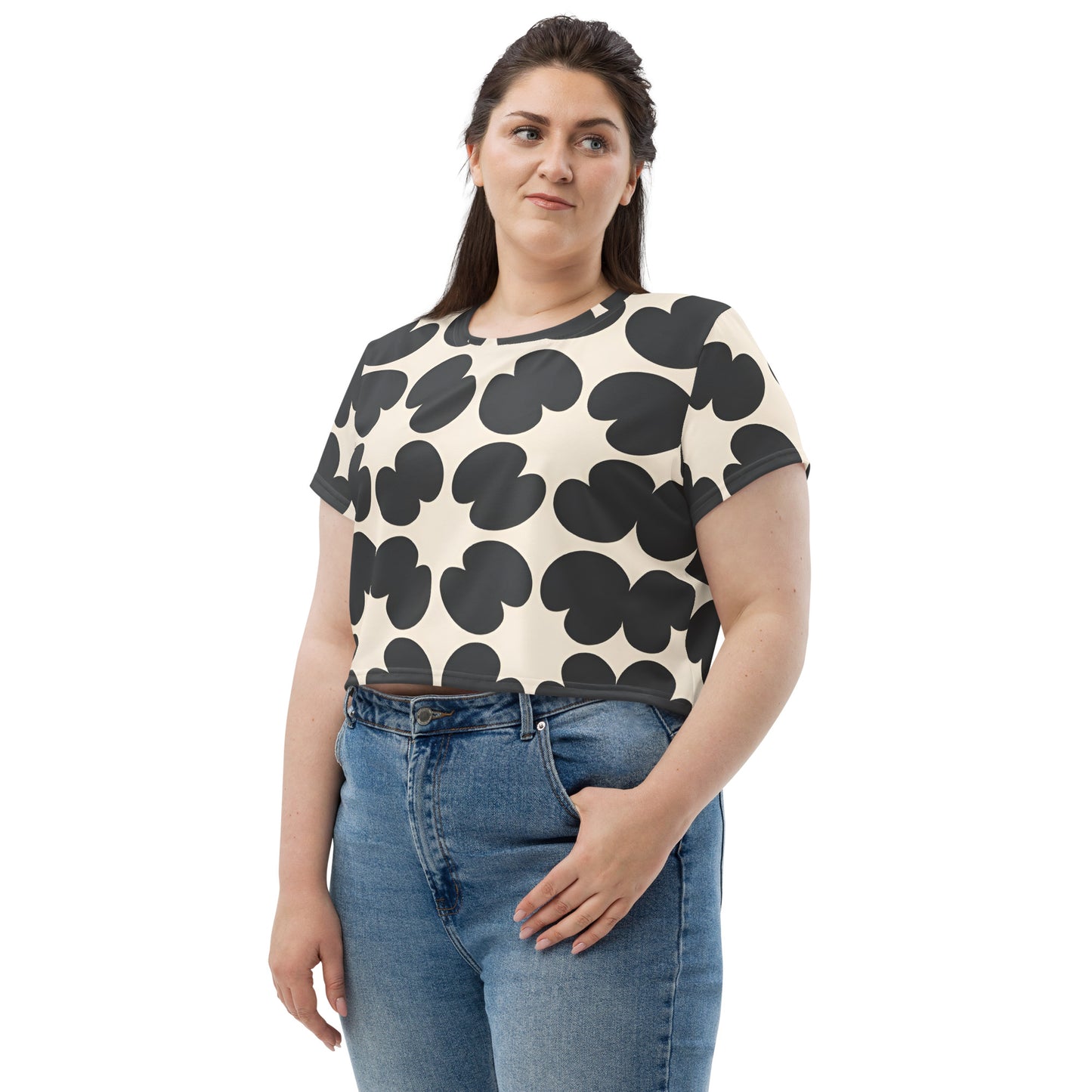 All-Over Print Crop Tee