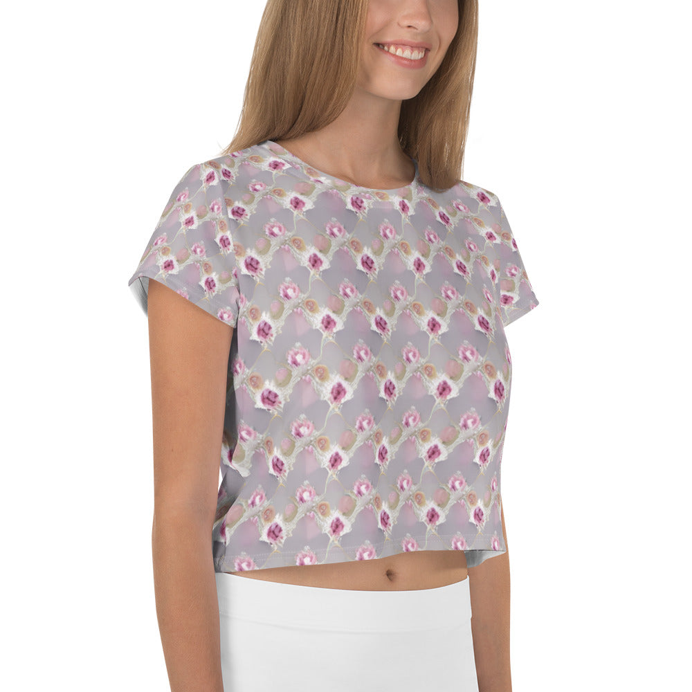 All-Over Print Crop Tee