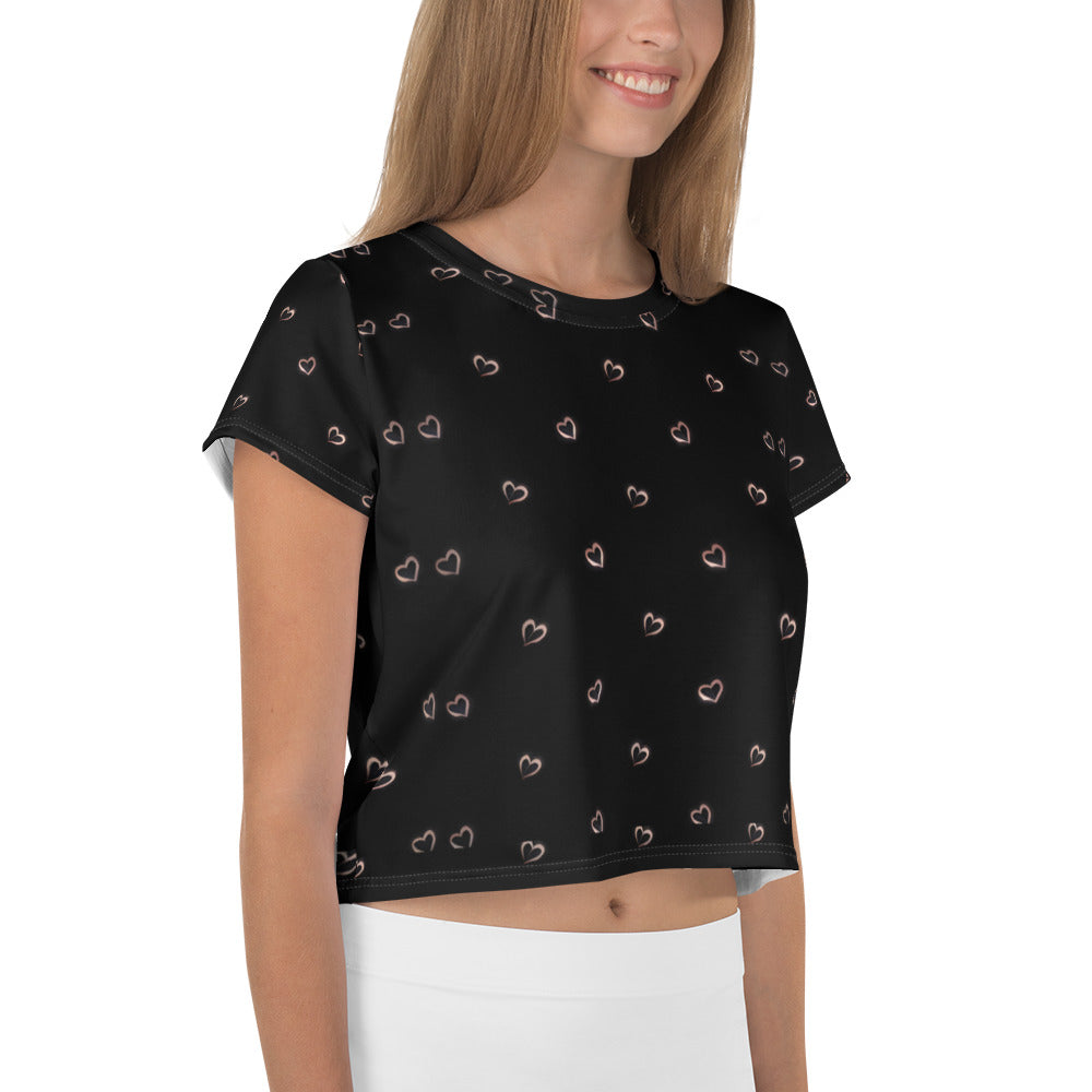 All-Over Print Crop Tee