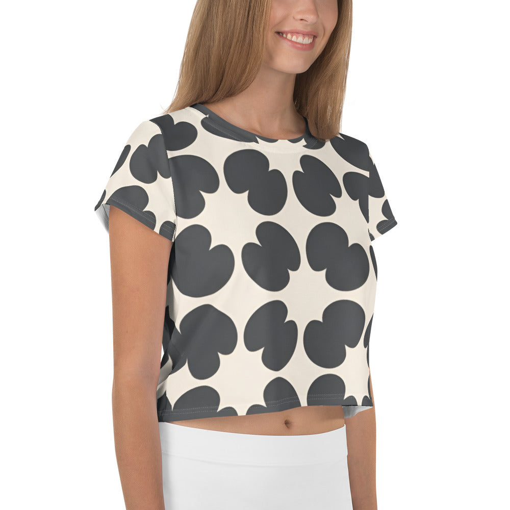 All-Over Print Crop Tee