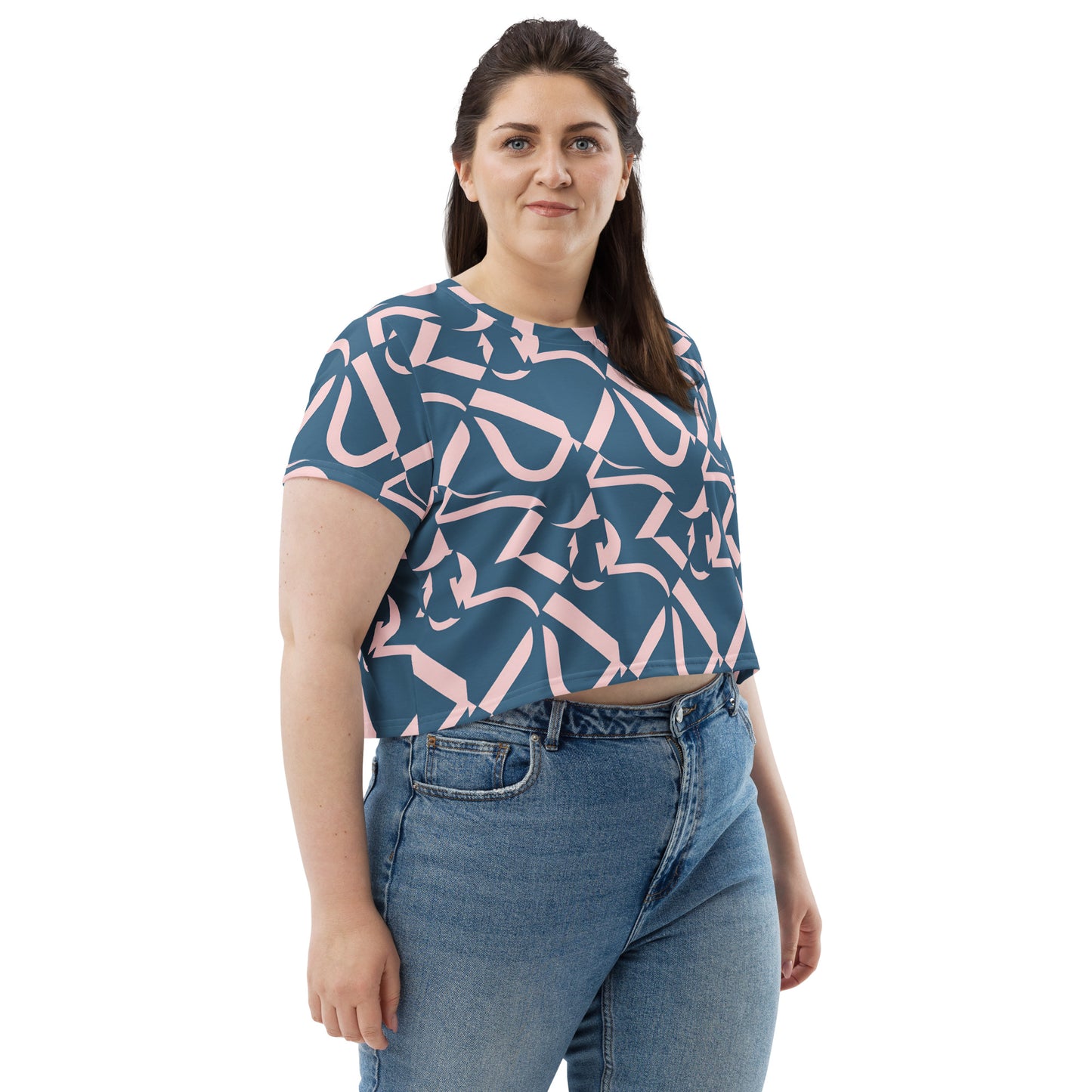 All-Over Print Crop Tee