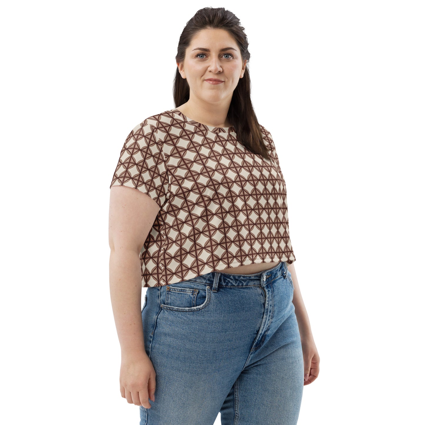 All-Over Print Crop Tee