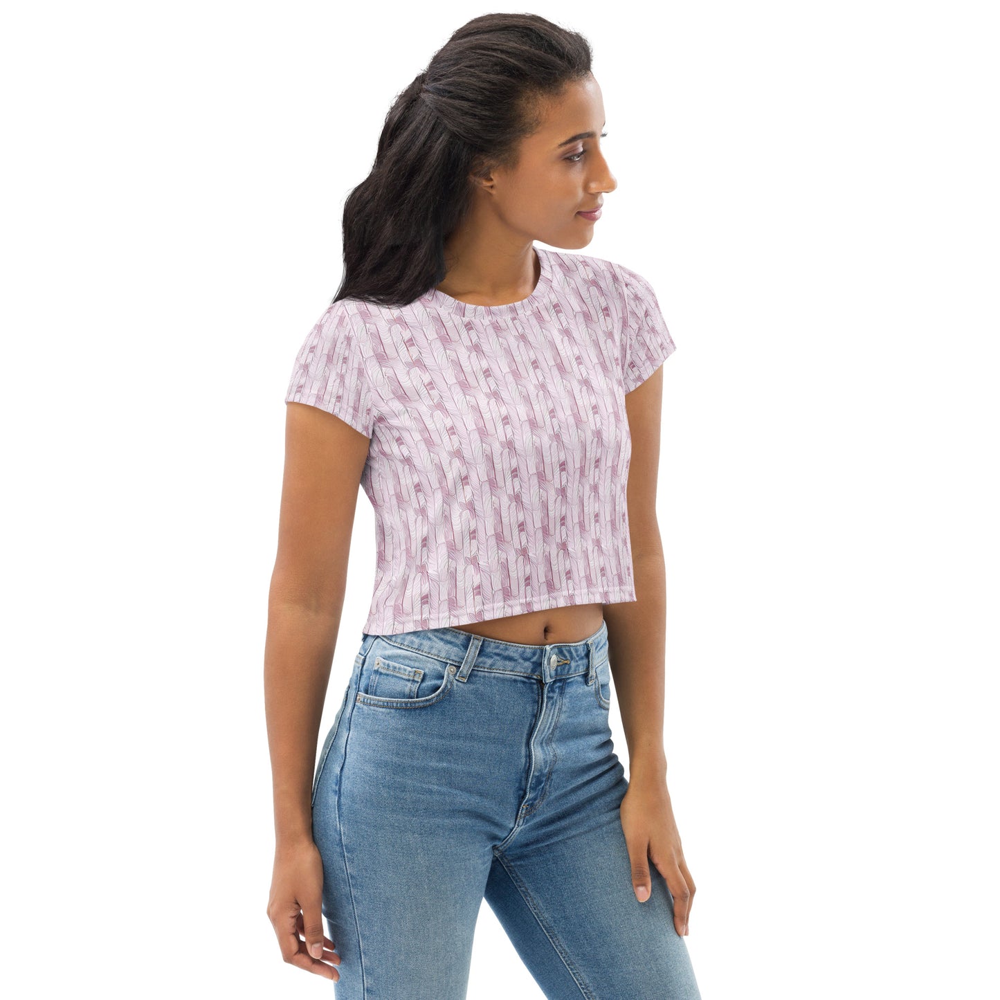 All-Over Print Crop Tee