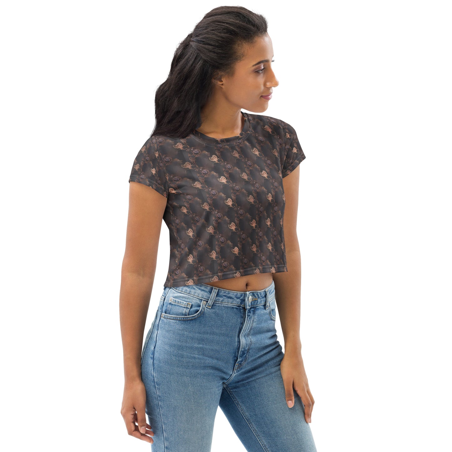 All-Over Print Crop Tee