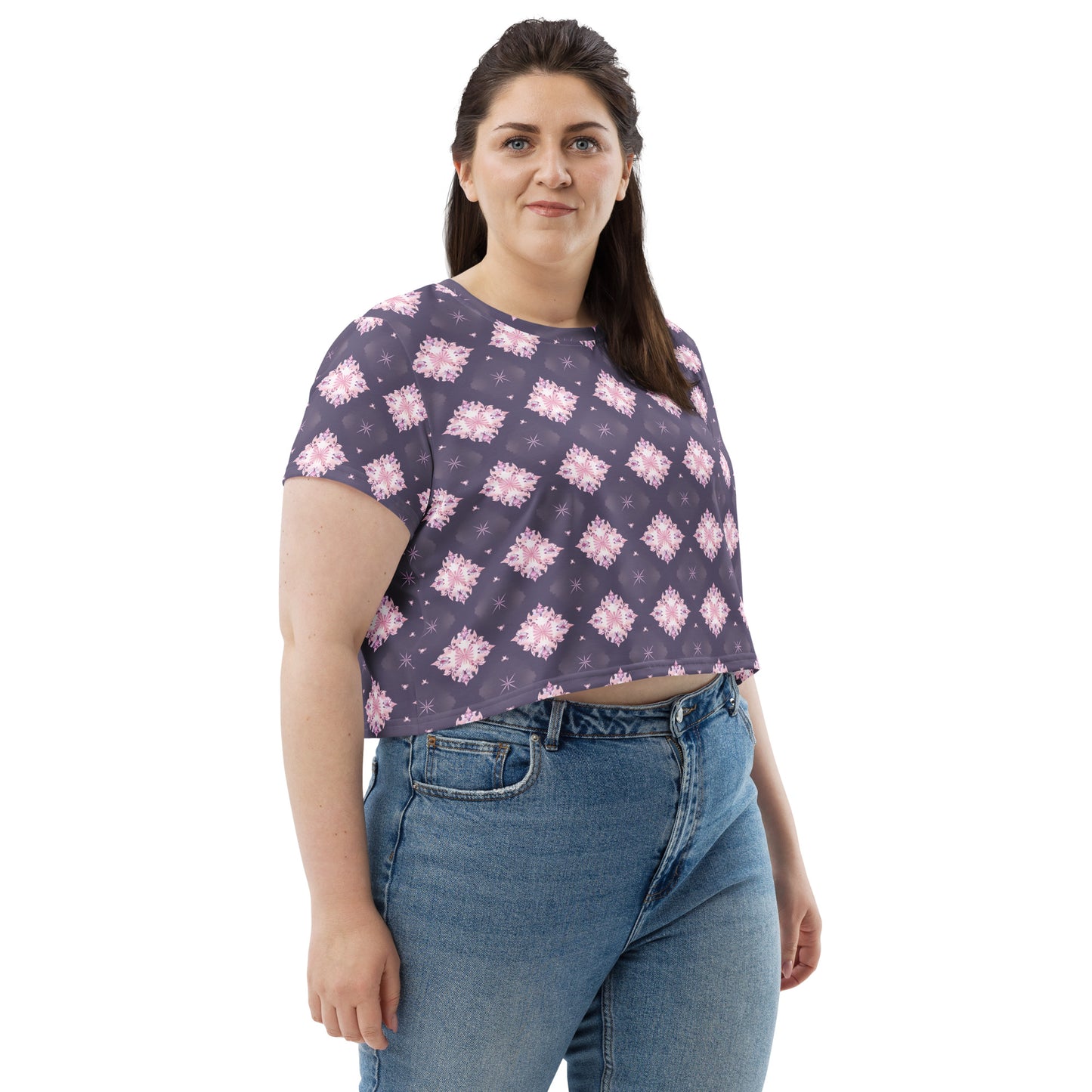 All-Over Print Crop Tee