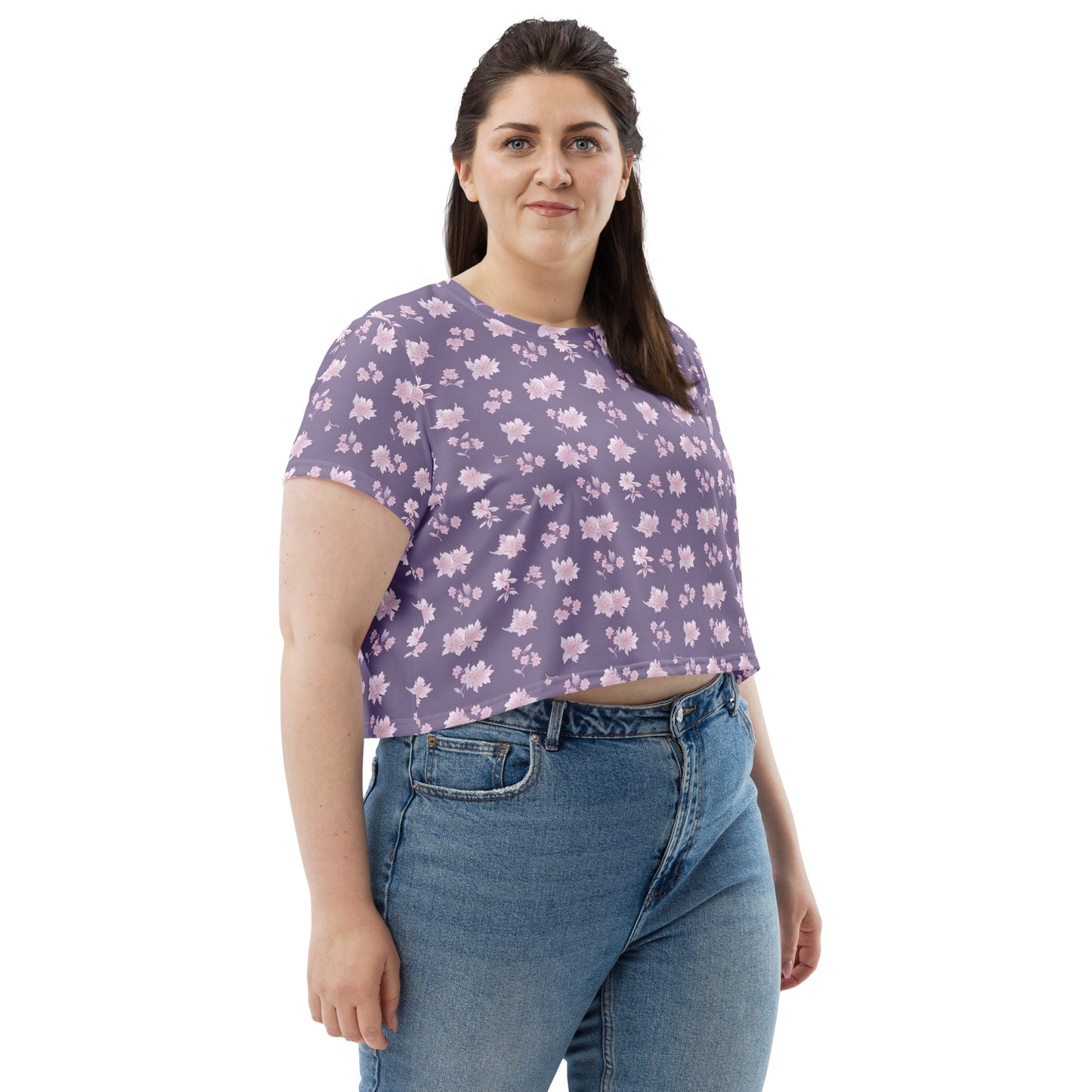 All-Over Print Crop Tee