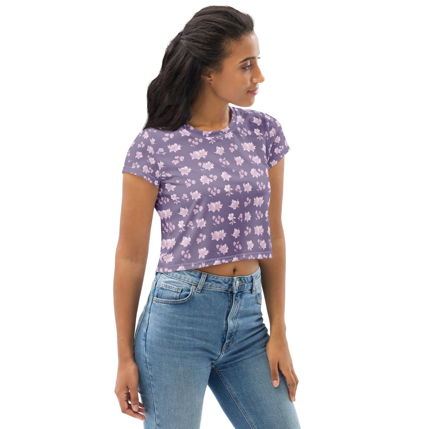 All-Over Print Crop Tee