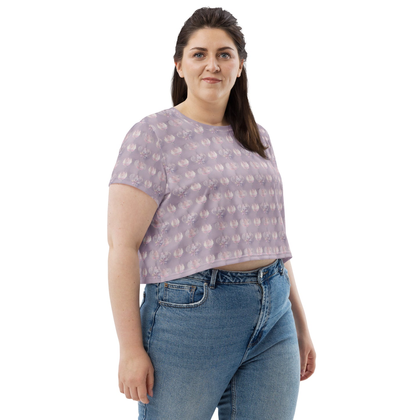 All-Over Print Crop Tee