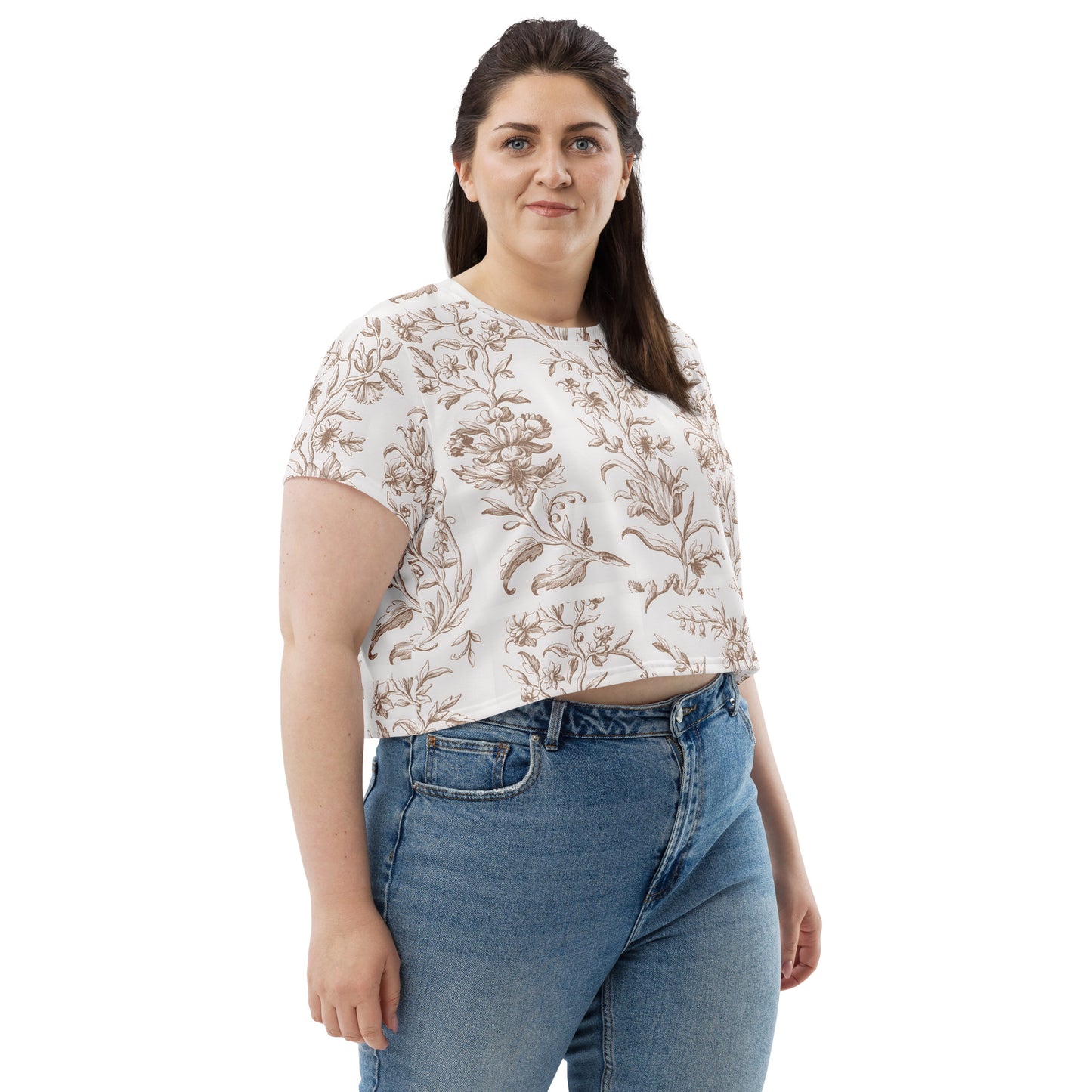 All-Over Print Crop Tee