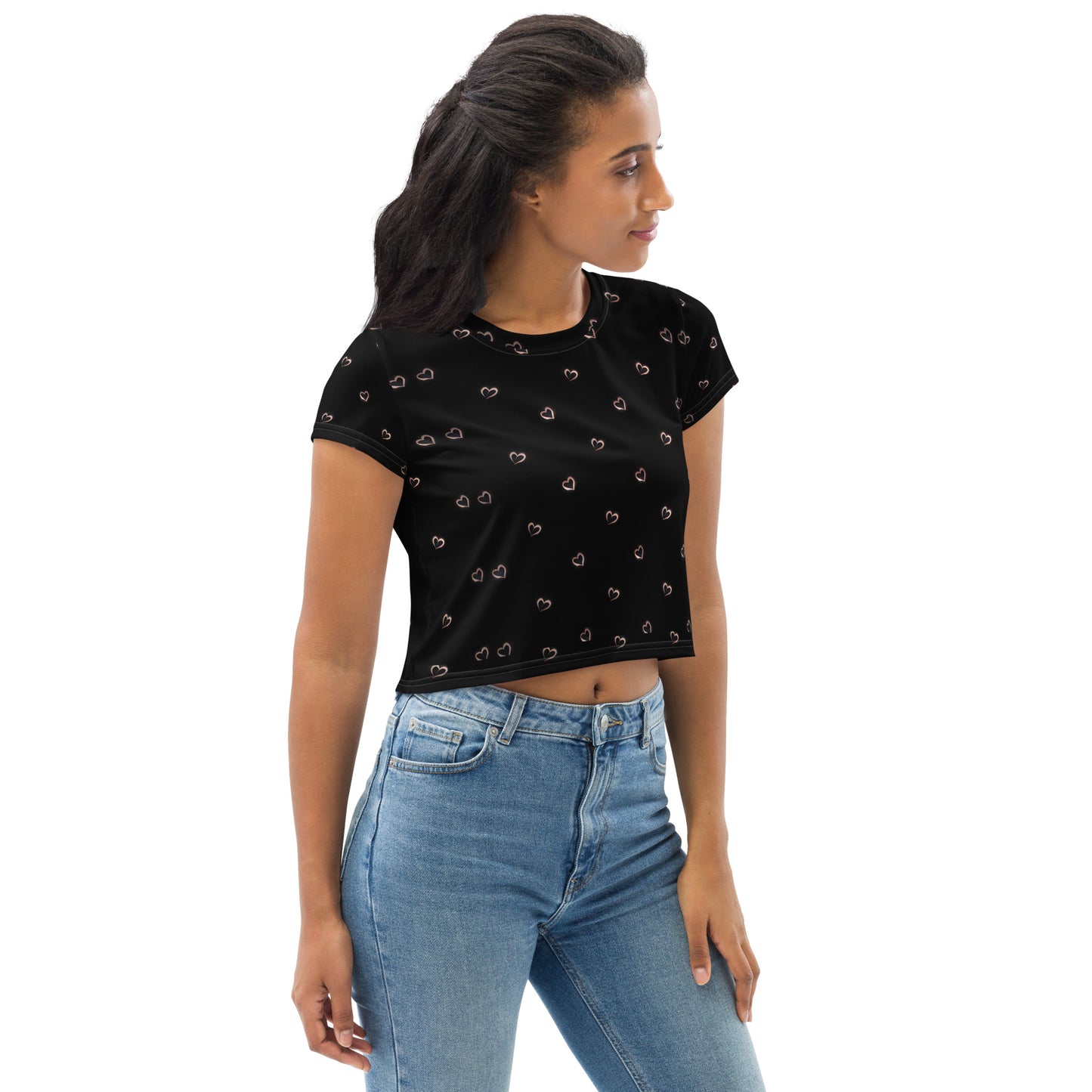 All-Over Print Crop Tee