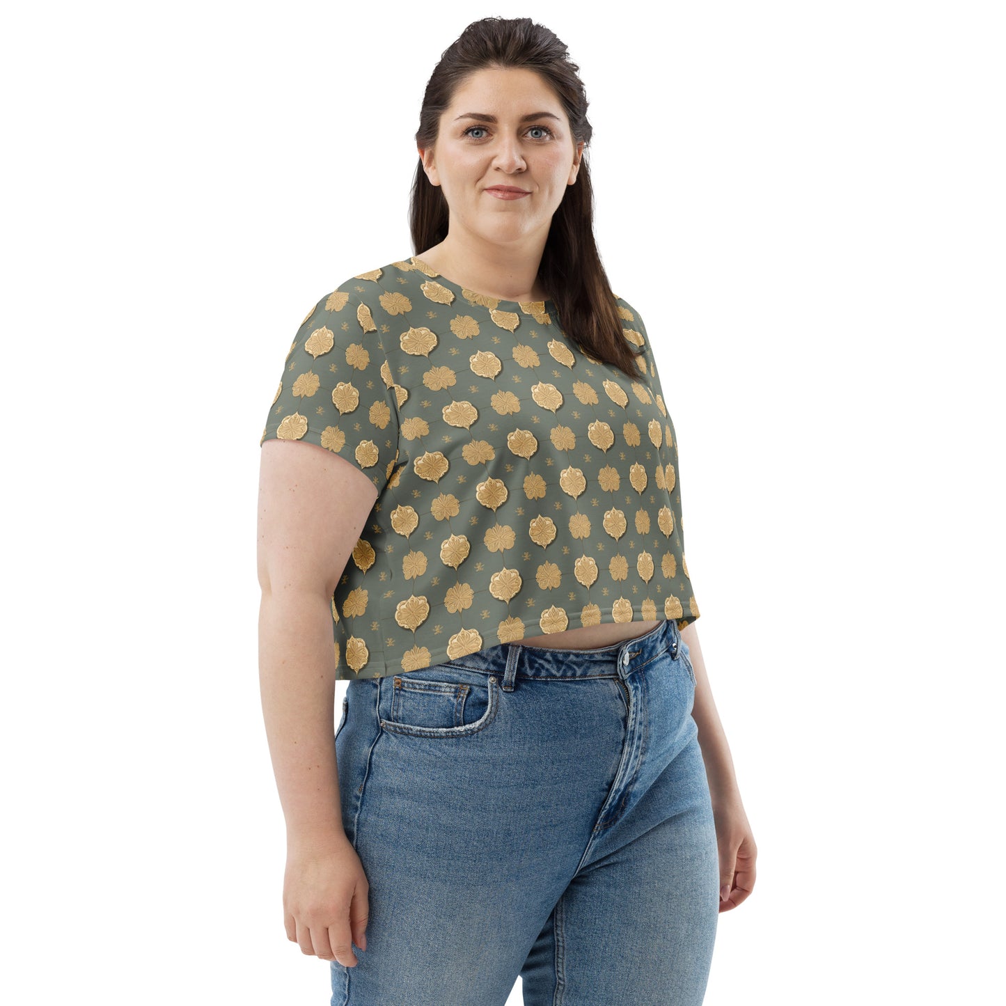 All-Over Print Crop Tee