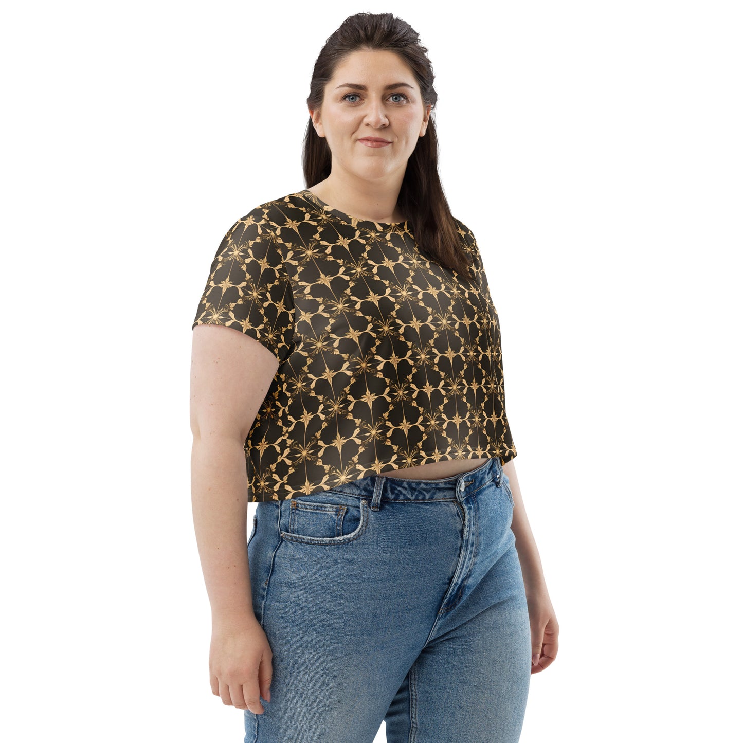 All-Over Print Crop Tee