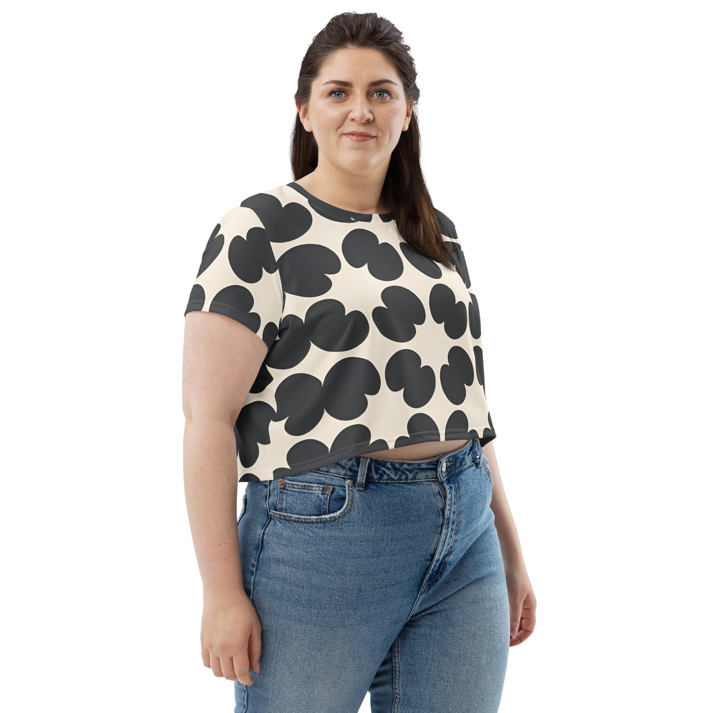 All-Over Print Crop Tee