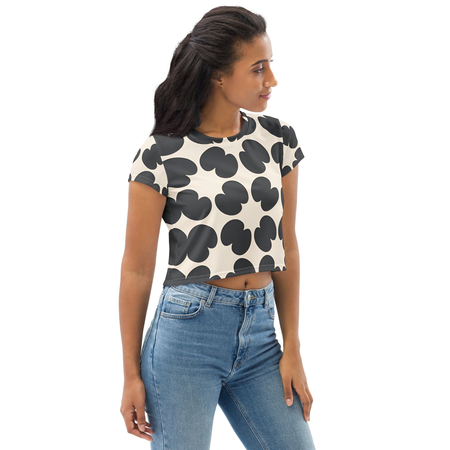 All-Over Print Crop Tee