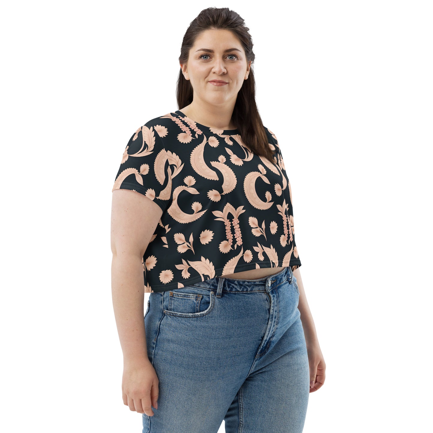 All-Over Print Crop Tee