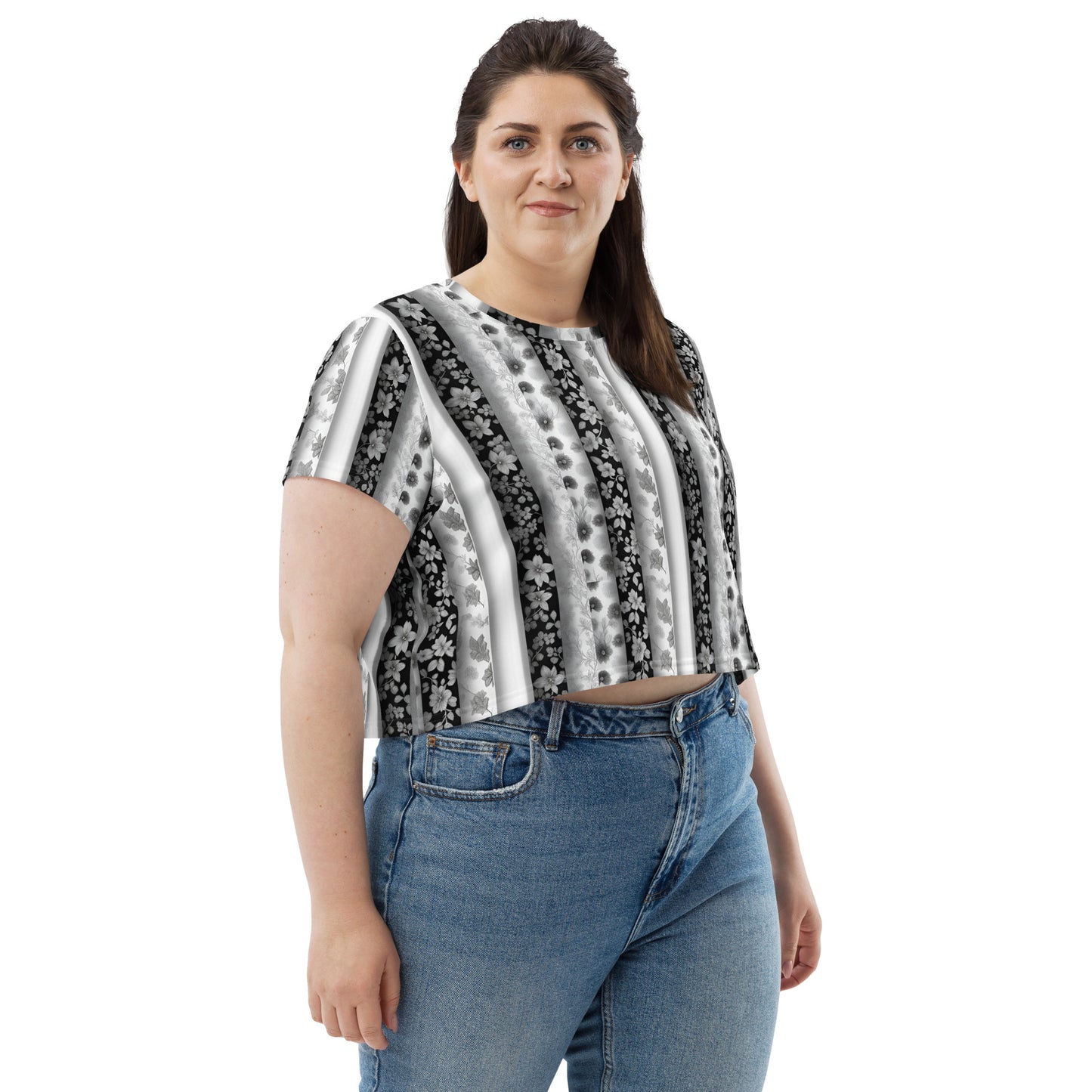 All-Over Print Crop Tee