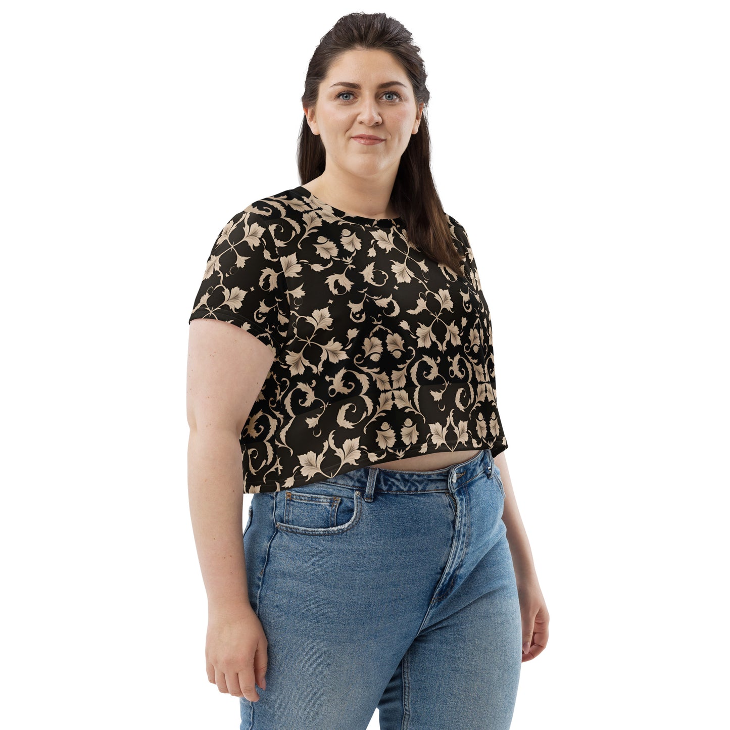 All-Over Print Crop Tee