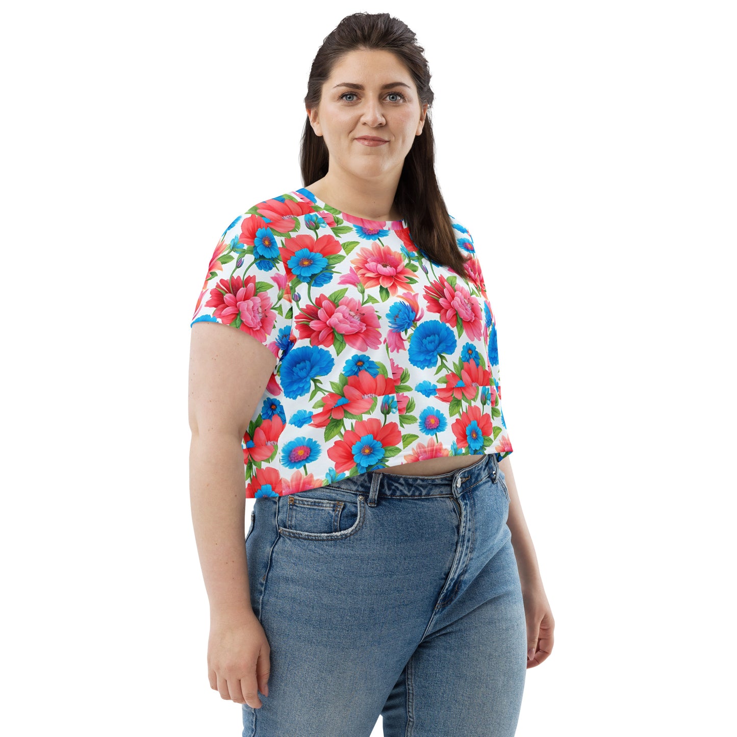 All-Over Print Crop Tee