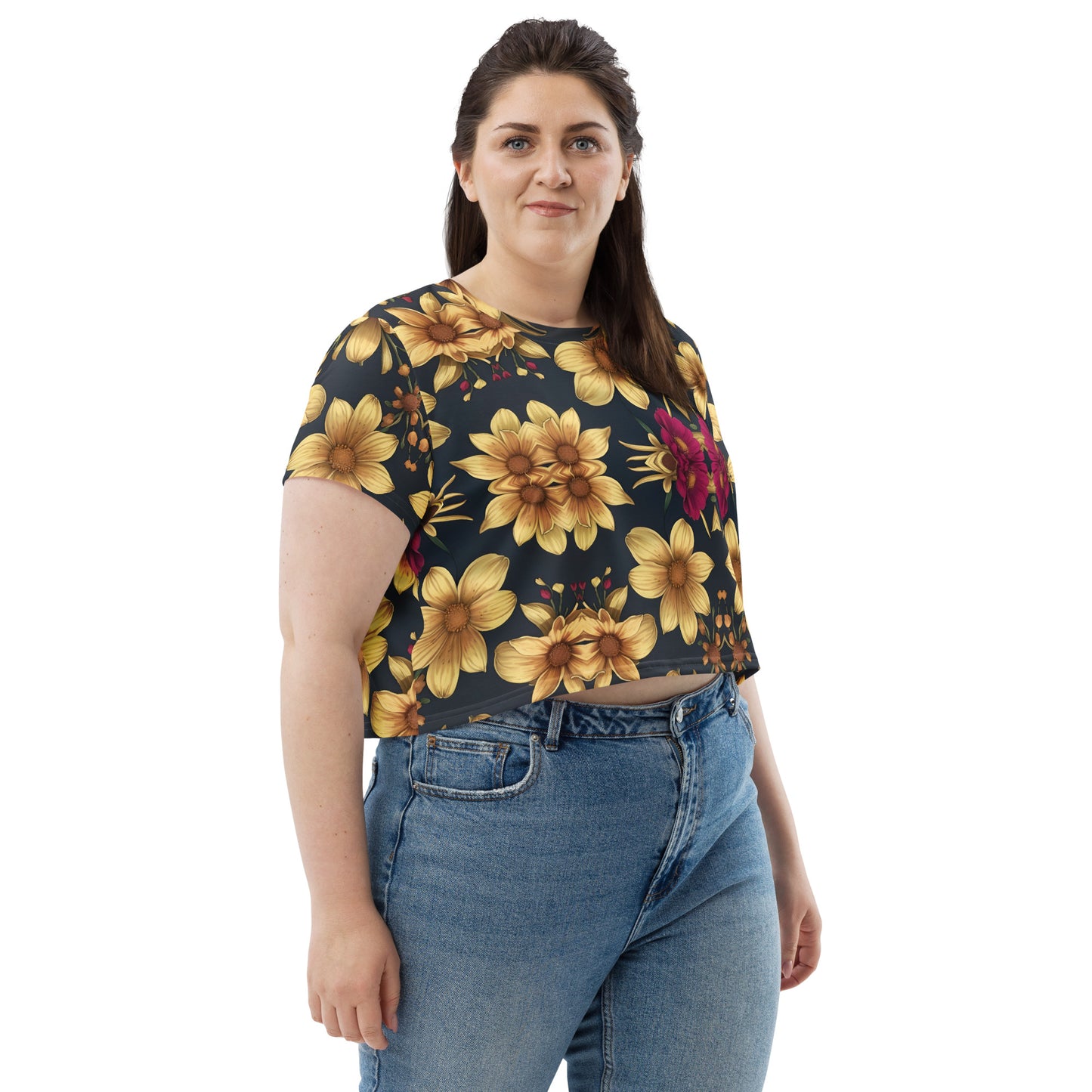 All-Over Print Crop Tee