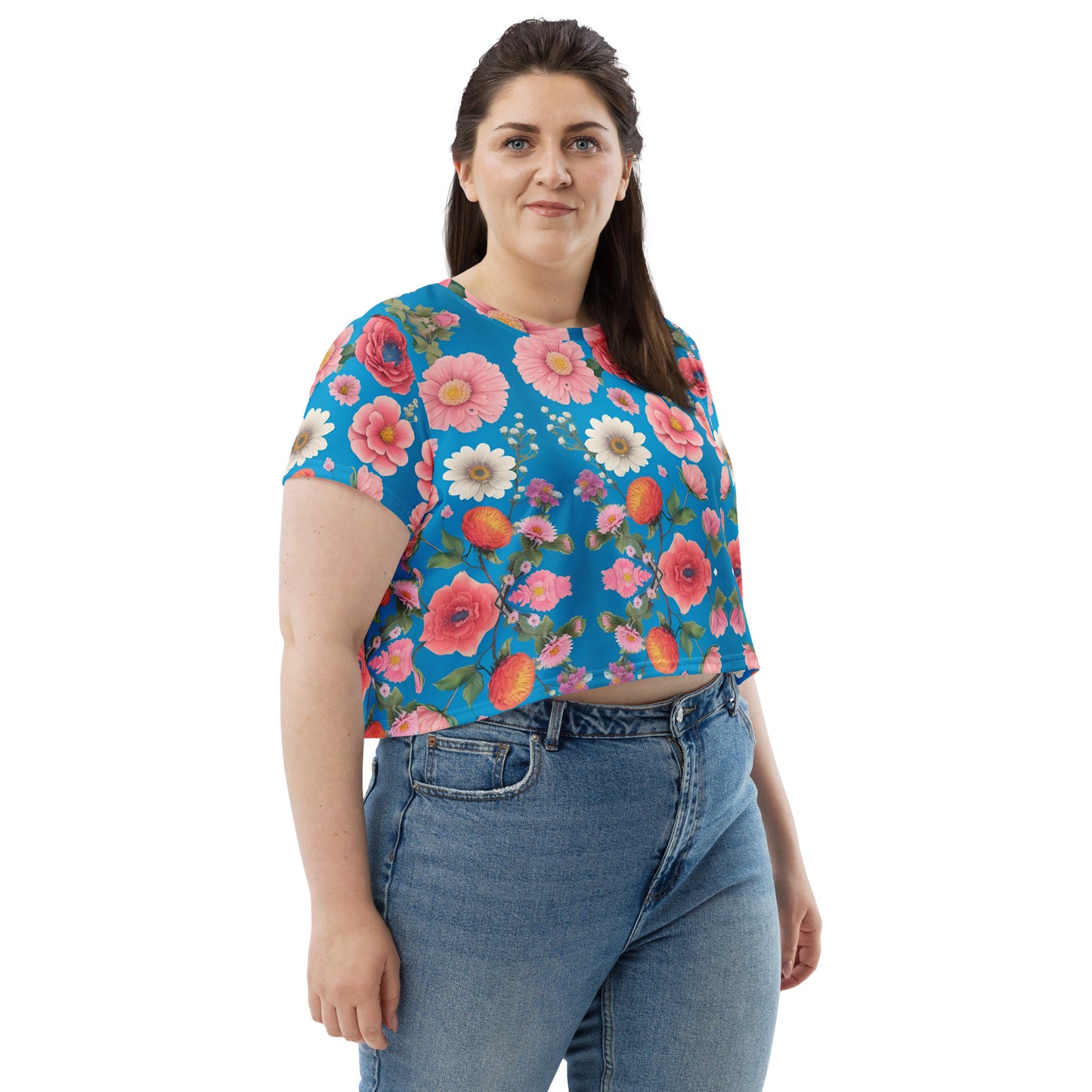 All-Over Print Crop Tee