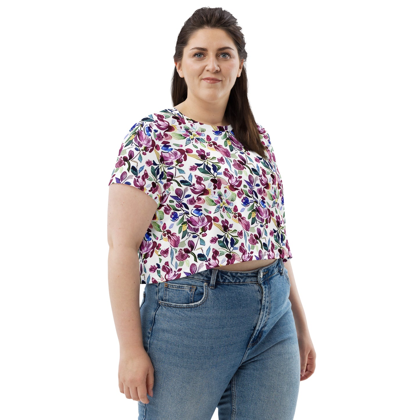 All-Over Print Crop Tee