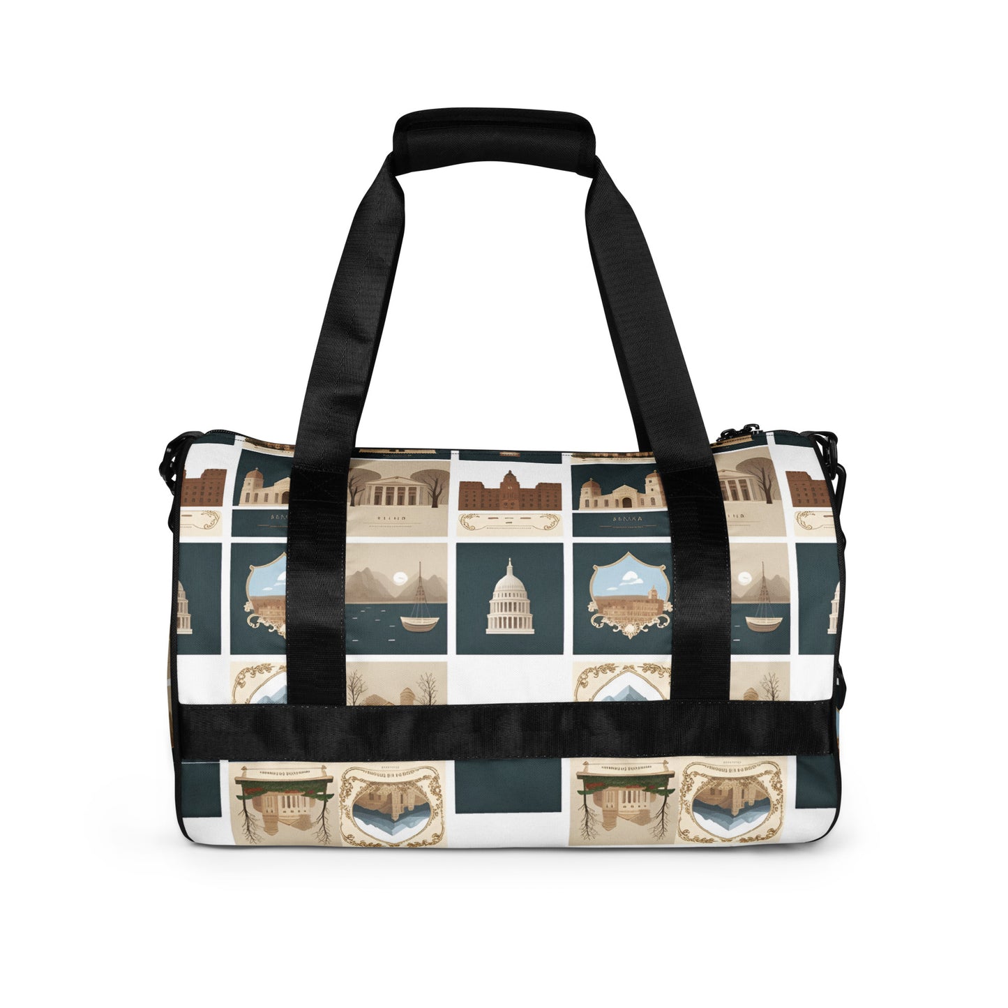 All-over print gym bag