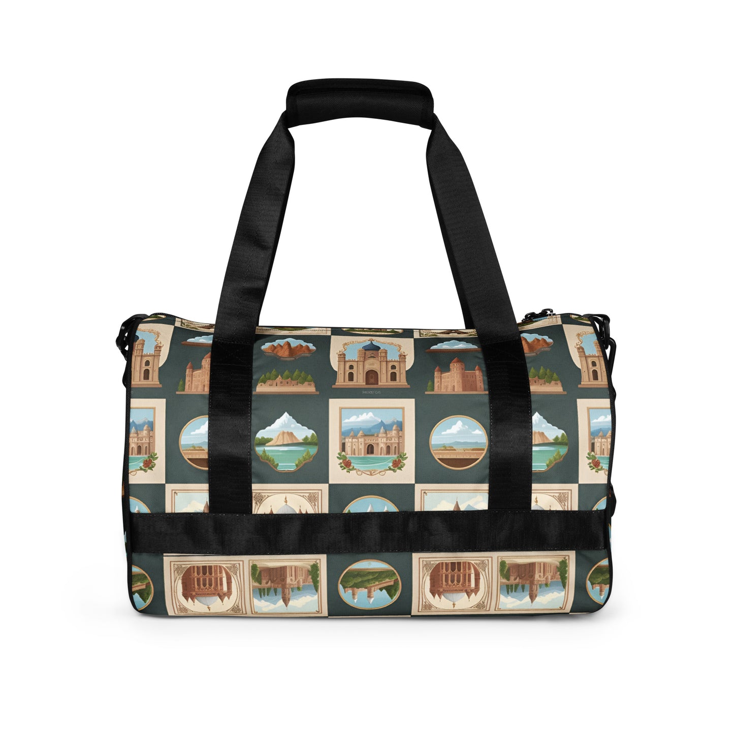 All-over print gym bag