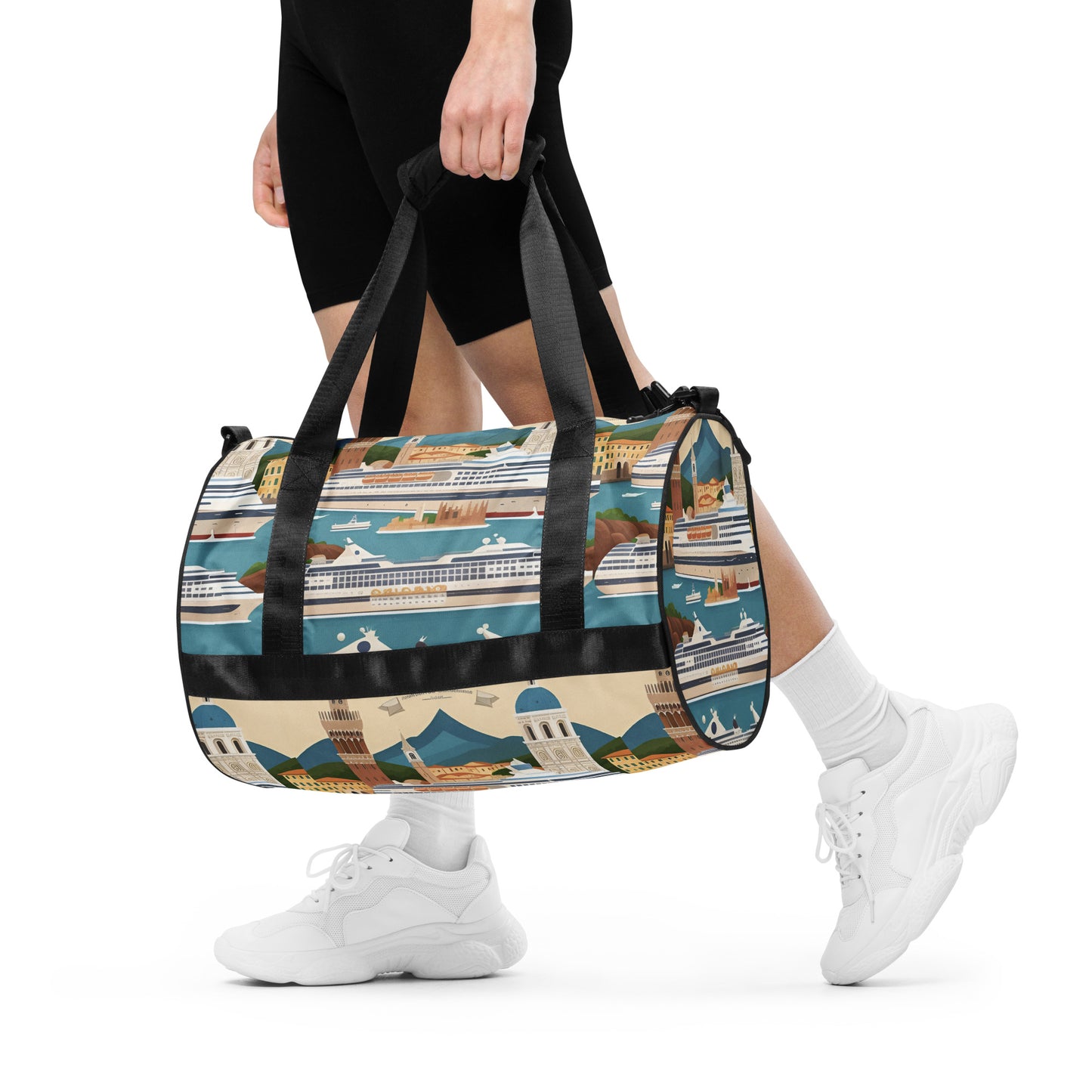 All-over print gym bag