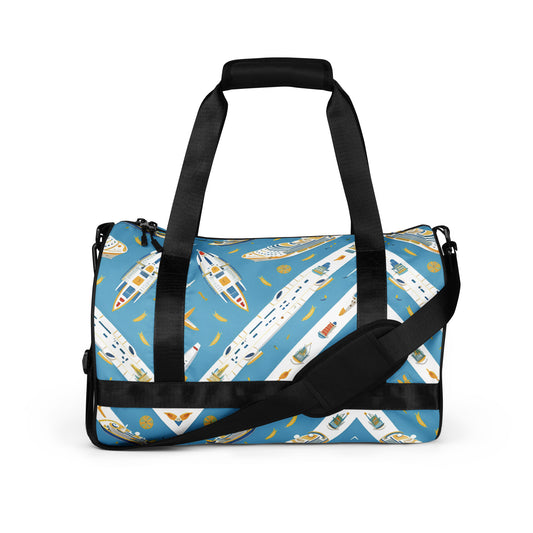 All-over print gym bag