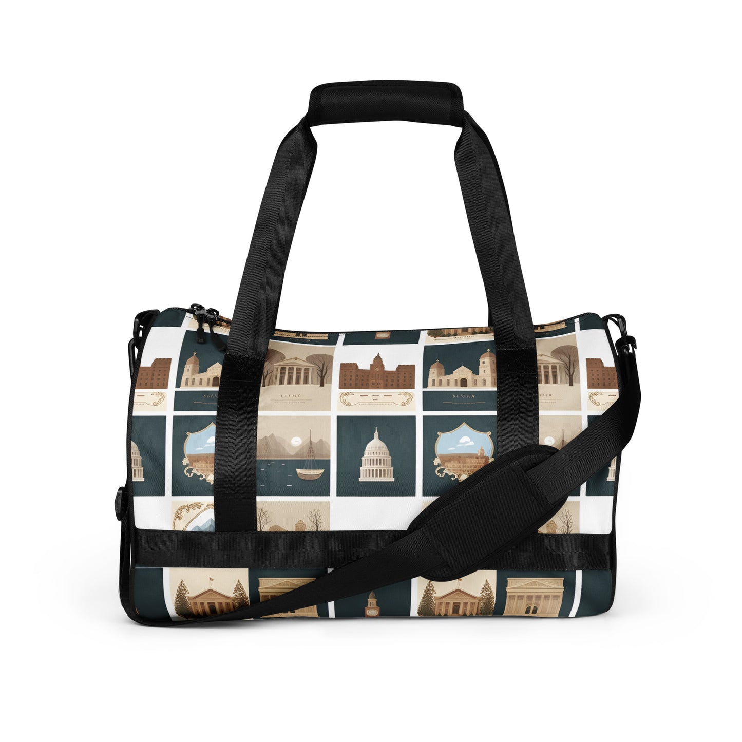 All-over print gym bag