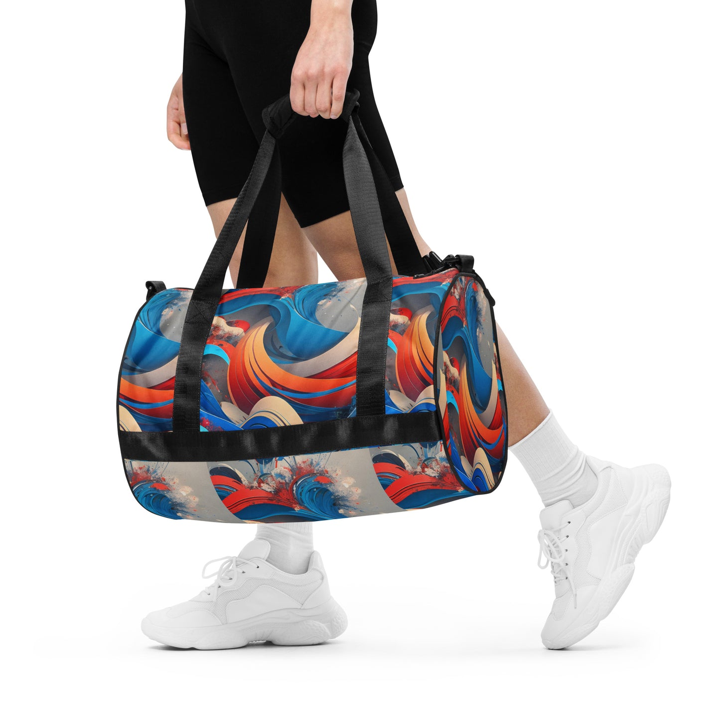 All-over print gym bag