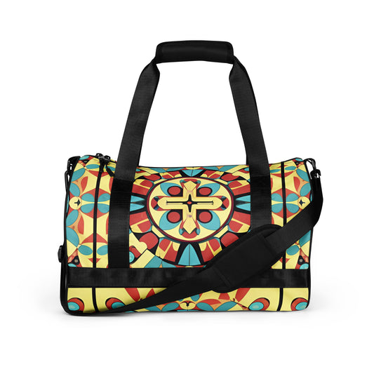 All-over print gym bag