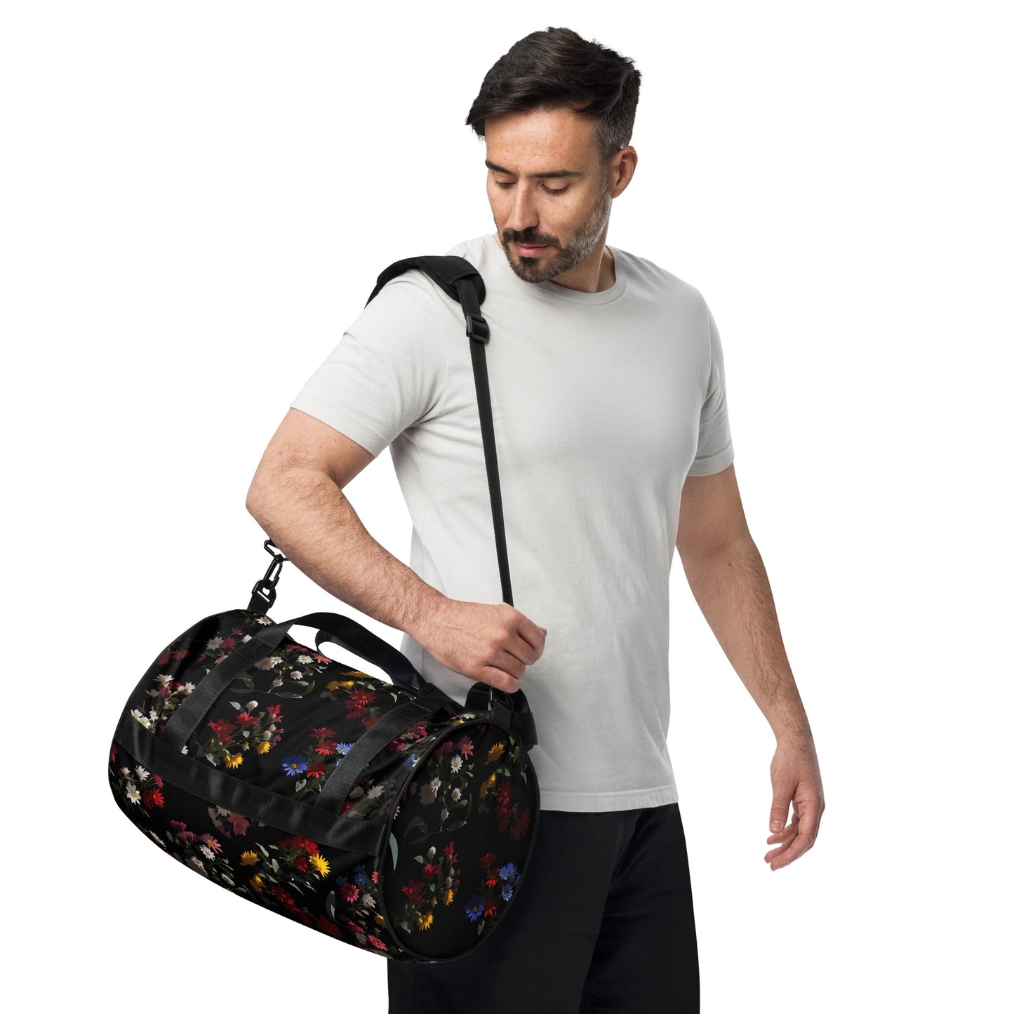 All-over print gym bag