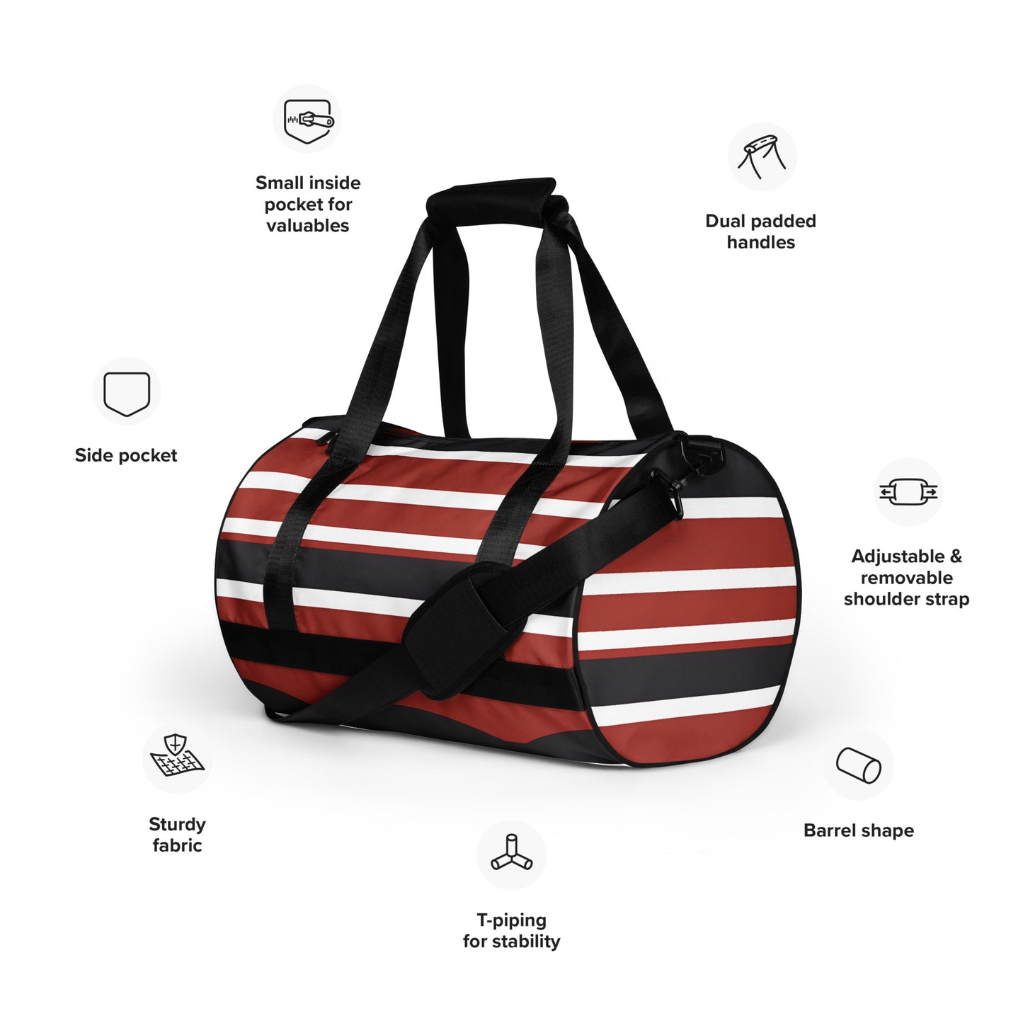 All-over print gym bag