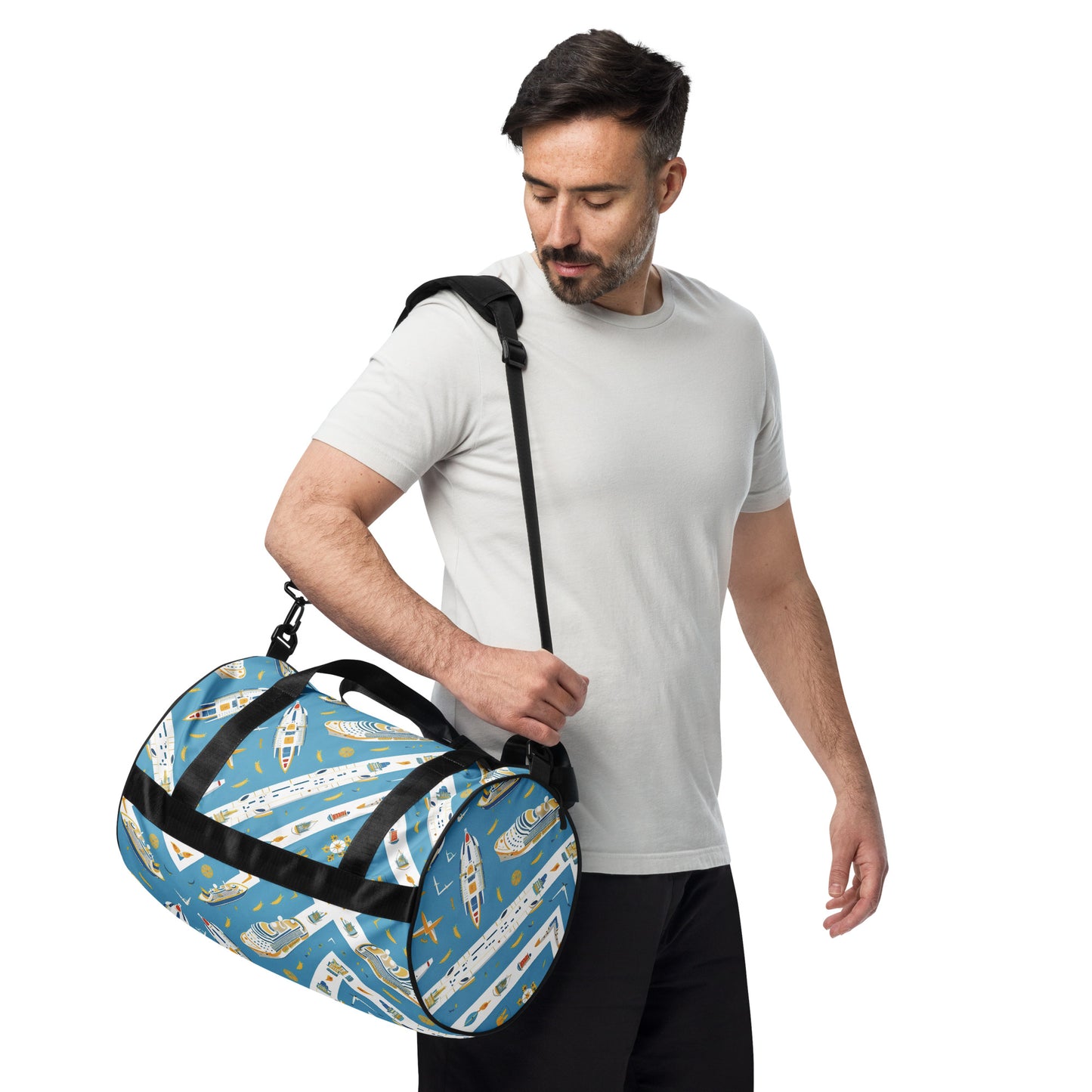 All-over print gym bag