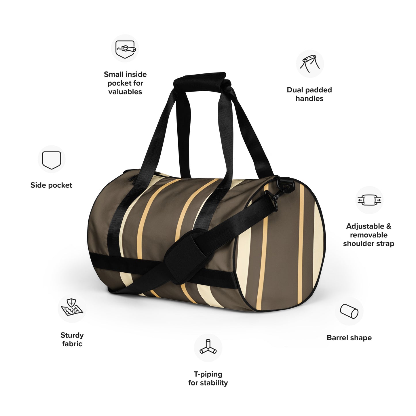 All-over print gym bag