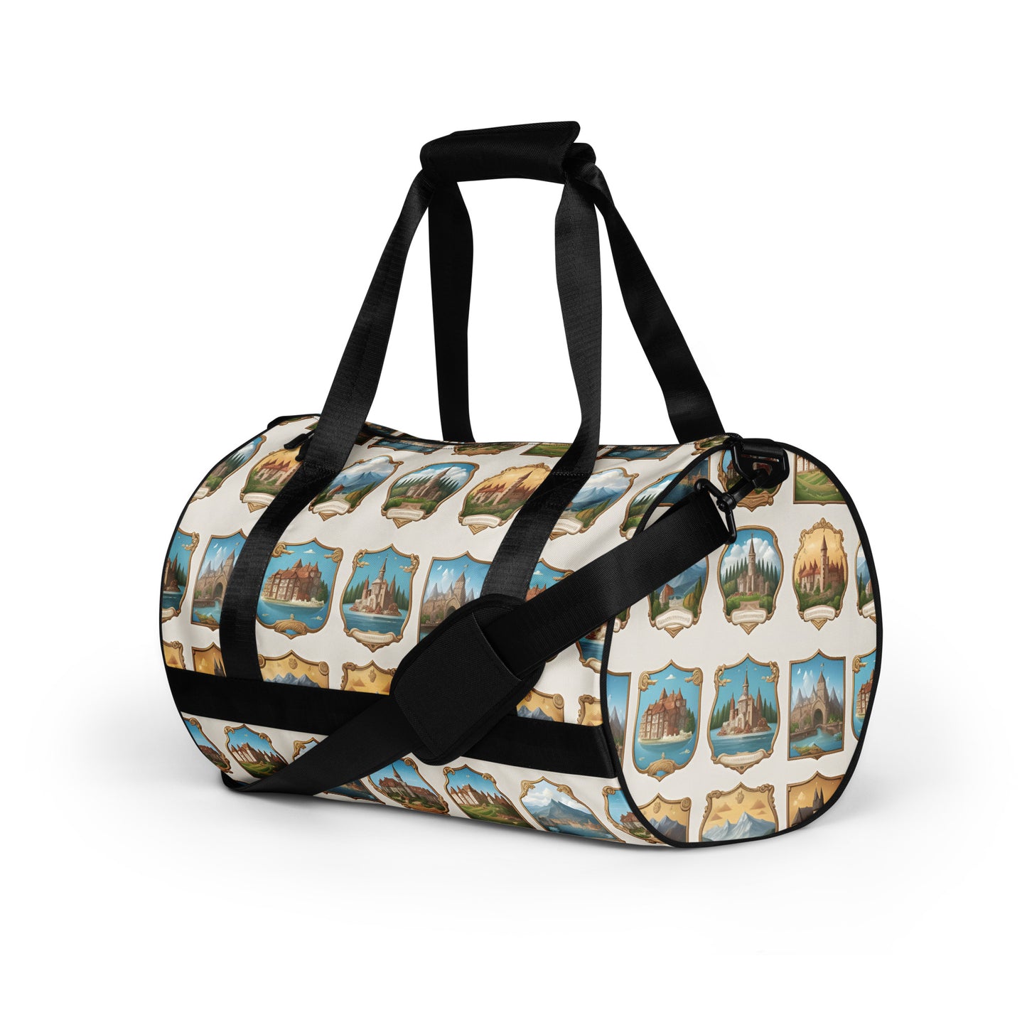 All-over print gym bag