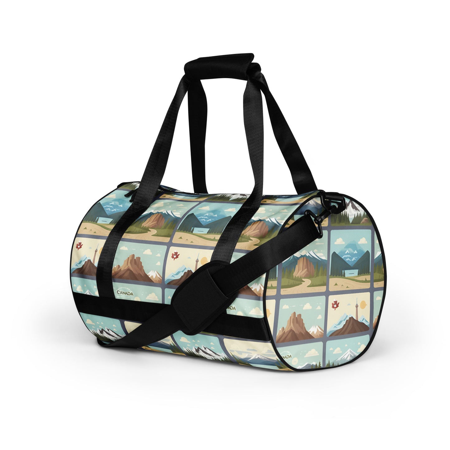 All-over print gym bag