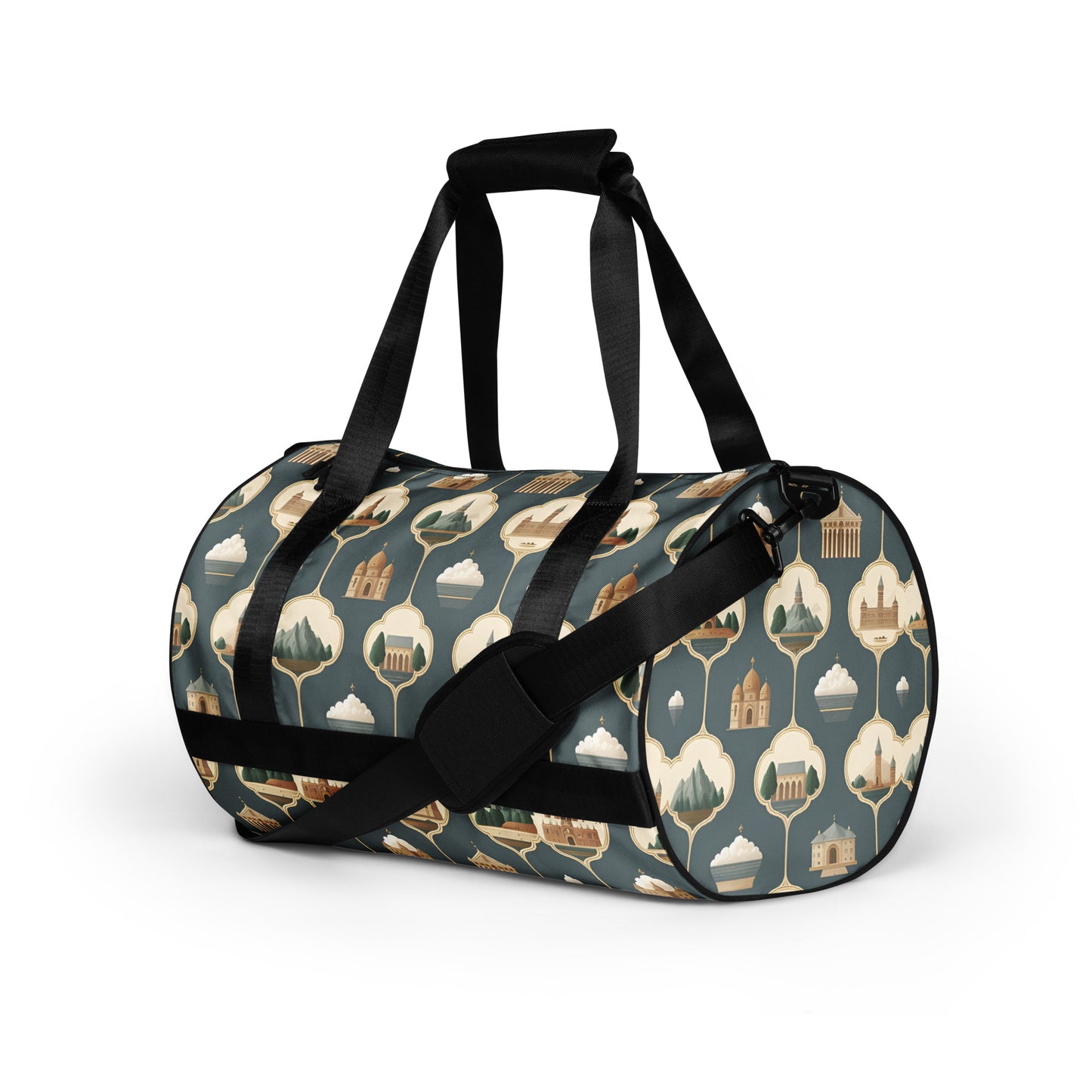 All-over print gym bag