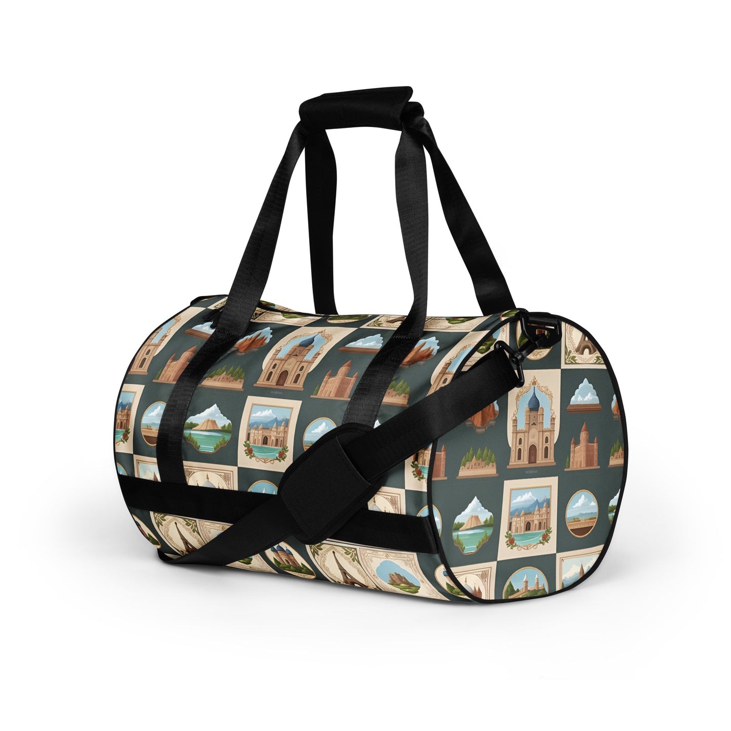 All-over print gym bag