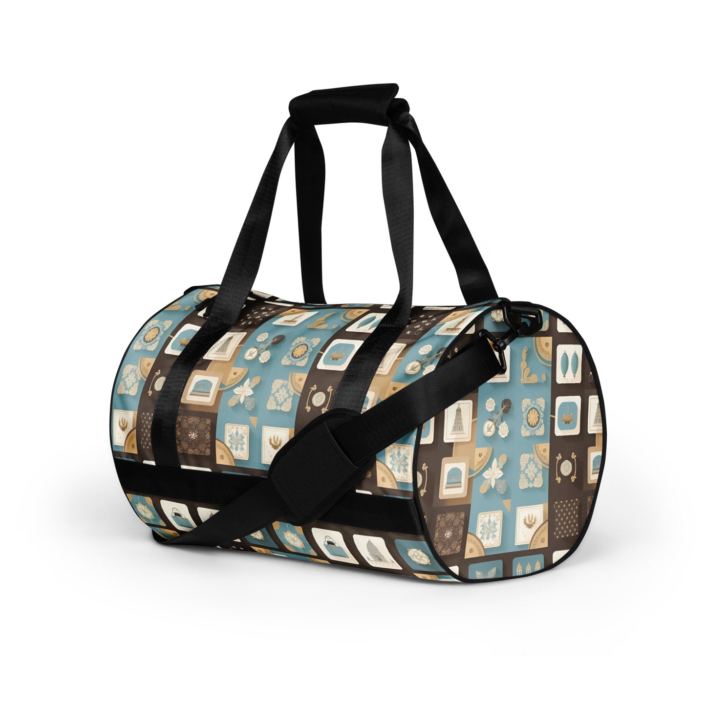 All-over print gym bag