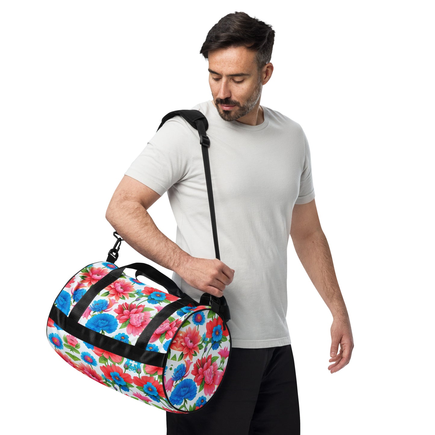 All-over print gym bag