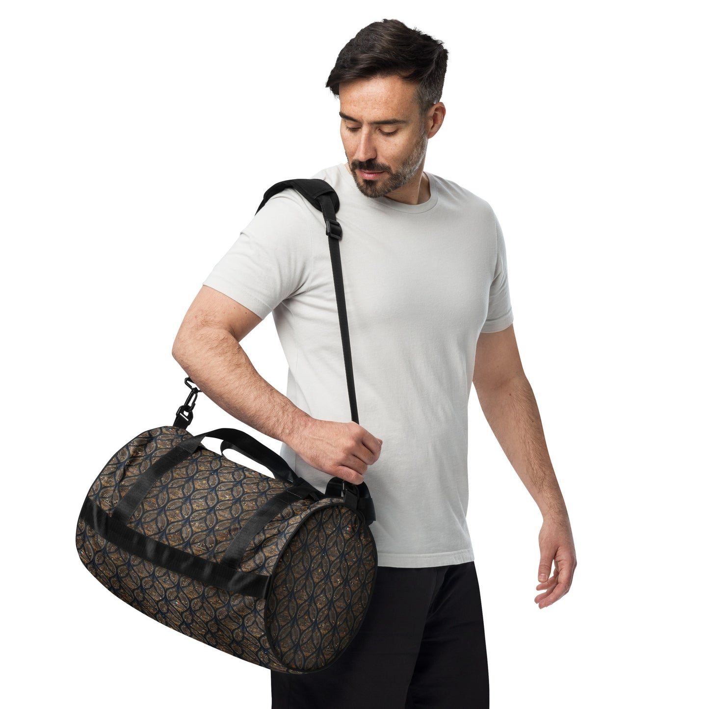 All-over print gym bag